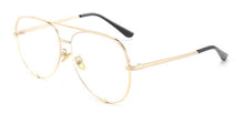 Load image into Gallery viewer, Trendy Office Computer Anti Blue Ray Glasses Women Men Brand Pilot Optical Spectacle Metal Frame Decorate Eyewear Shades