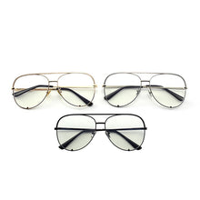 Load image into Gallery viewer, Trendy Office Computer Anti Blue Ray Glasses Women Men Brand Pilot Optical Spectacle Metal Frame Decorate Eyewear Shades