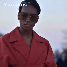 Load image into Gallery viewer, Trendy Oversized Square Sunglasses Women Personlity Fashion Sexy Red Brown Tinted Color Lens UV400 Retro Ladies Sun Glasses