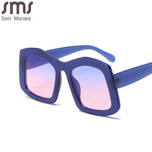 Load image into Gallery viewer, Trendy Oversized Sunglasses Women  Brand Designer Gradient Sun Glasses Men UV400 Shades Eyewear Gafas De Sol