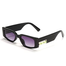 Load image into Gallery viewer, Trendy Rectangle Sunglasses Women Brand Designer Steampunk Sun Glasses Men UV400 Shades Female Eyewear Gafas De Sol