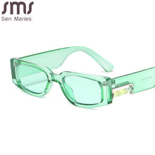 Load image into Gallery viewer, Trendy Rectangle Sunglasses Women Brand Designer Steampunk Sun Glasses Men UV400 Shades Female Eyewear Gafas De Sol