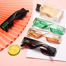 Load image into Gallery viewer, Trendy Rectangle Sunglasses Women Brand Designer Steampunk Sun Glasses Men UV400 Shades Female Eyewear Gafas De Sol