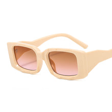 Carica l'immagine nel visualizzatore di Gallery, Trendy Rectangle Sunglasses Women Vintage Irregular Legs Shades UV400 Sun Glasses For Men Small Square Eyewear