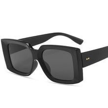 Load image into Gallery viewer, Trendy Rectangle Sunglasses Women White Summer Beach Eyewear Ladies Big Frame Funky Sun Glasses  Brand Designer 2023 Shade
