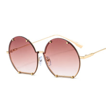 Load image into Gallery viewer, Trendy Rimless Sunglasses Women Punk Rivet Sun Glasses Men UV400 Shades Round Frameless Eyewear Eyeglasses
