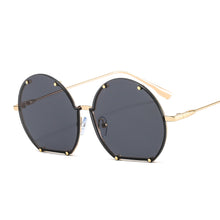 Load image into Gallery viewer, Trendy Rimless Sunglasses Women Punk Rivet Sun Glasses Men UV400 Shades Round Frameless Eyewear Eyeglasses