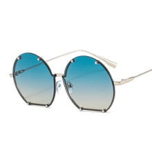 Load image into Gallery viewer, Trendy Rimless Sunglasses Women Punk Rivet Sun Glasses Men UV400 Shades Round Frameless Eyewear Eyeglasses