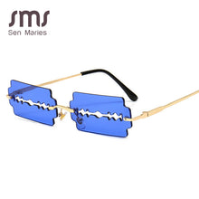 Load image into Gallery viewer, Trendy Rimless Sunglasses Women Vintage Unique Hollow Steampunk Sunglasses Men Frameless Punk Glasses Shades UV400 Glasses