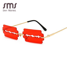 Load image into Gallery viewer, Trendy Rimless Sunglasses Women Vintage Unique Hollow Steampunk Sunglasses Men Frameless Punk Glasses Shades UV400 Glasses