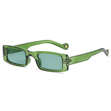 Carica l'immagine nel visualizzatore di Gallery, Occhiali da sole rettangolari piccoli alla moda da donna 2022 Steampunk anni '90 Occhiali da sole UV400 Occhiali da sole gotici da spiaggia Cat Eye Hip Hop Eyewear 