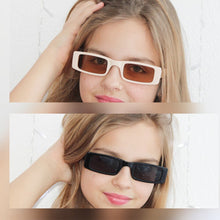 Carica l'immagine nel visualizzatore di Gallery, Occhiali da sole rettangolari piccoli alla moda da donna 2022 Steampunk anni '90 Occhiali da sole UV400 Occhiali da sole gotici da spiaggia Cat Eye Hip Hop Eyewear 