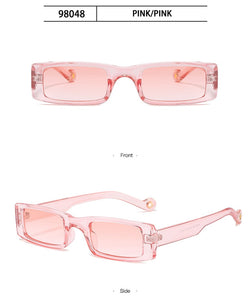Trendy piccolo rettangolo occhiali da sole donne 2022 Y2k Steampunk anni '90 occhiali da sole UV400 gotico vacanza spiaggia Cat Eye Hippie Eyewear