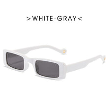 Carica l&#39;immagine nel visualizzatore di Gallery, Trendy piccolo rettangolo occhiali da sole donne 2022 Y2k Steampunk anni &#39;90 occhiali da sole UV400 gotico vacanza spiaggia Cat Eye Hippie Eyewear