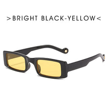 Carica l&#39;immagine nel visualizzatore di Gallery, Trendy piccolo rettangolo occhiali da sole donne 2022 Y2k Steampunk anni &#39;90 occhiali da sole UV400 gotico vacanza spiaggia Cat Eye Hippie Eyewear