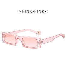 Carica l&#39;immagine nel visualizzatore di Gallery, Trendy piccolo rettangolo occhiali da sole donne 2022 Y2k Steampunk anni &#39;90 occhiali da sole UV400 gotico vacanza spiaggia Cat Eye Hippie Eyewear