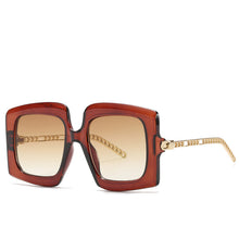 Carica l'immagine nel visualizzatore di Gallery, Trendy Square Sunglasses For Women 2023 Polygon Gradient Female Sun Glasses UV400 Vintage Goggle Oculos Feminino