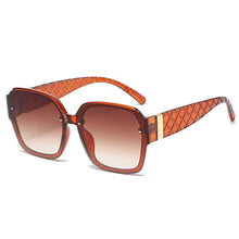 Load image into Gallery viewer, Trendy Style Vintage Square Grid Shades Sunglasses Women  SunGlasses Men Steampunk Oversized  Frame Sunglasses