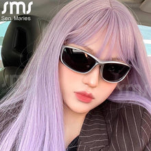 Carica l'immagine nel visualizzatore di Gallery, Trendy Women Mirror Sports Sunglasses Men UV400 Punk Sun Glasses Goggle Shades Colorful Eyewear Gafas De Sol