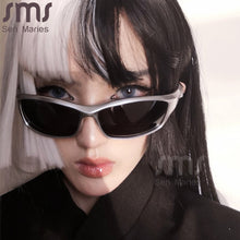 Carica l'immagine nel visualizzatore di Gallery, Trendy Women Mirror Sports Sunglasses Men UV400 Punk Sun Glasses Goggle Shades Colorful Eyewear Gafas De Sol