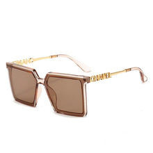Load image into Gallery viewer, Trendy  super large square Sunglasses Women's  RETRO SUNGLASSES men's brand design  large Sunglasses UV400  g