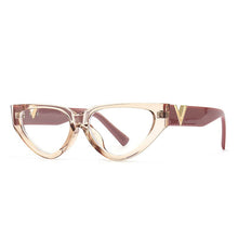Load image into Gallery viewer, Triangle Computer Glasses Women  Brand Designer Cat Eye Anti Blue Glasses Men Vintage Optical Eyeglasses Eyewear