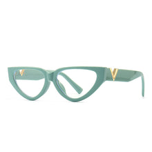 Load image into Gallery viewer, Triangle Computer Glasses Women  Brand Designer Cat Eye Anti Blue Glasses Men Vintage Optical Eyeglasses Eyewear