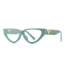 Load image into Gallery viewer, Triangle Computer Glasses Women  Brand Designer Cat Eye Anti Blue Glasses Men Vintage Optical Eyeglasses Eyewear