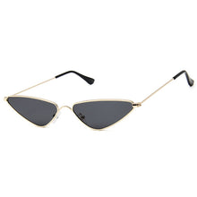 Load image into Gallery viewer, Triangle Metal Frame Sunglasses Women Cat Eye Cool Small Fashion Sun Glasses Shades Ocean Color Oculos De Sol Feminino UV400