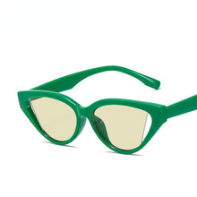 Load image into Gallery viewer, Triangular Cat Eye Sunglasses Women 2023 Trendy Vintage Retro Small Frame Personality Glasses Hollow Out Steampunk Sunglasses