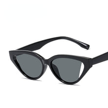 Load image into Gallery viewer, Triangular Cat Eye Sunglasses Women 2023 Trendy Vintage Retro Small Frame Personality Glasses Hollow Out Steampunk Sunglasses