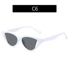 Load image into Gallery viewer, Triangular Cat Eye Sunglasses Women 2023 Trendy Vintage Retro Small Frame Personality Glasses Hollow Out Steampunk Sunglasses