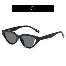 Load image into Gallery viewer, Triangular Cat Eye Sunglasses Women 2023 Trendy Vintage Retro Small Frame Personality Glasses Hollow Out Steampunk Sunglasses