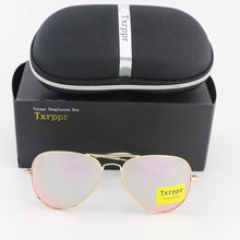 Load image into Gallery viewer, Txrppr Brand Designer  Pilot Sunglasses Men Driving Gold/purple Colorful Sun Glasses For Women UV400 with box