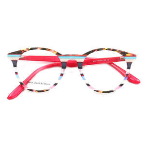 Women Round Eyeglasses Frames for women Fashion Casual Eyeglass frames Spectacles Prescription Colorful  Lightweight Glasses