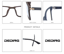 Load image into Gallery viewer, ULTEM Glasses Frame Men Ultralight Rectangle Eyeglasses Prescription Optical Myopia Eyeglasses Frame Women Eyewear DD1517