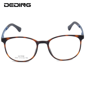 ULTEM Glasses Frame Women Ultralight Round Glasses Prescription Optical Myopia Eyeglasses Frame Men Eyewear DD1518