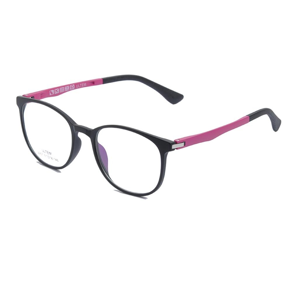 ULTEM Glasses Frame Women Ultralight Round Glasses Prescription Optical Myopia Eyeglasses Frame Men Eyewear DD1518