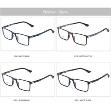 Load image into Gallery viewer, ULTEM Ultra-light Glasses Men&#39;s Eyeglasses W/Spring Hinge Rectangle Eye Glasses For Man 54mm Sport Optical Frame W/Case