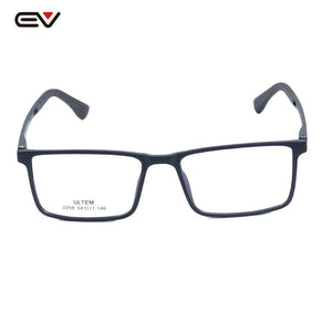 ULTEM Ultra-light Glasses Men's Eyeglasses W/Spring Hinge Rectangle Eye Glasses For Man 54mm Sport Optical Frame W/Case