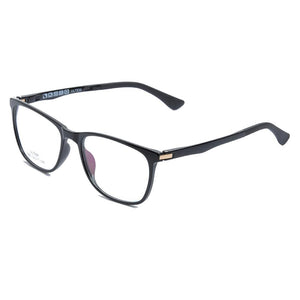 ULTEM Unisex Prescription Eyeglasses w/case Square Tortoise Frame For Women Ultra-light Glasses With Spring Hinge 54mm-17mm