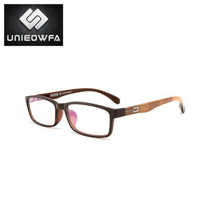 UNIEOWFA Blue Transparent Glasses Frame Men Women Clear Optical Prescription Eyewear Frame TR90 Spectacles Myopia Eyeglasses