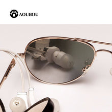 Load image into Gallery viewer, UV protection Tracking Sunglasses Back mirror Monitor Anti-security Rearview Surveillance policia hue glasses thug life tmall