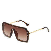 Load image into Gallery viewer, UV400 Square Trendy Shades Big Frame   Oversize Mirrored Gradient Men Women Sunglasses Oculos De Sol