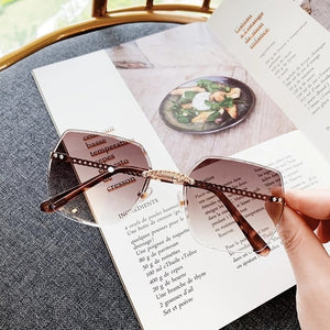 UV400 Square Trendy Shades Big Frame   Oversize Mirrored Gradient Men Women Sunglasses Oculos De Sol