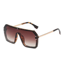 Load image into Gallery viewer, UV400 Square Trendy Shades Big Frame   Oversize Mirrored Gradient Men Women Sunglasses Oculos De Sol