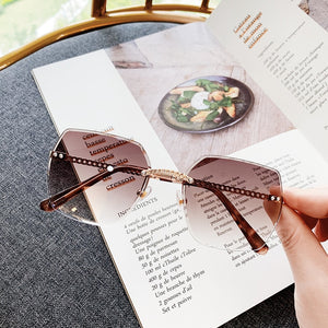 UV400 Square Trendy Shades Big Frame   Oversize Mirrored Gradient Men Women Sunglasses Oculos De Sol