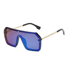 Load image into Gallery viewer, UV400 Square Trendy Shades Big Frame   Oversize Mirrored Gradient Men Women Sunglasses Oculos De Sol