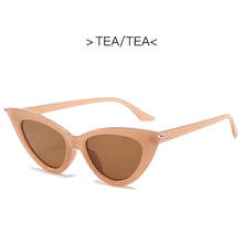 Load image into Gallery viewer, UV400 Personality Cat Eye Sunglasses Trendy Driving Streamlined Sun Glasses Female Street Shooting Eyewear Brand Designer