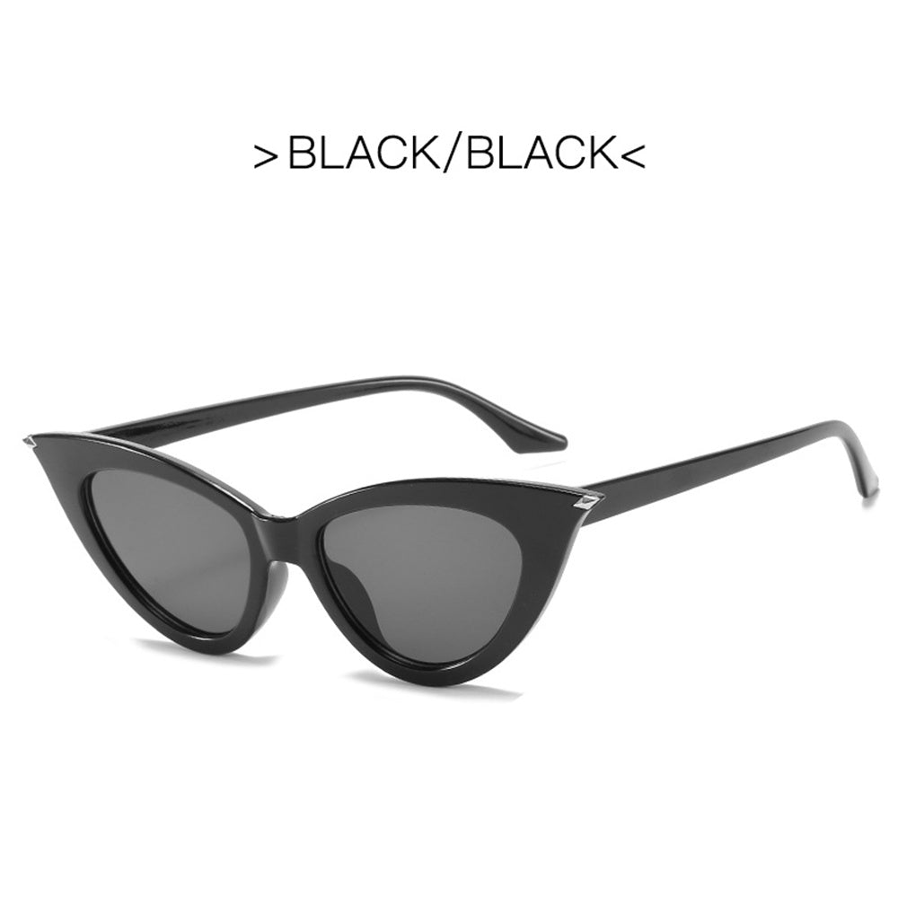 UV400 Personality Cat Eye Sunglasses Trendy Driving Streamlined Sun Glasses Female Street Shooting Eyewear Brand Designer